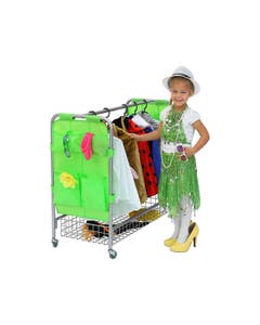 Kostuum garderobe (verrijdbaar)