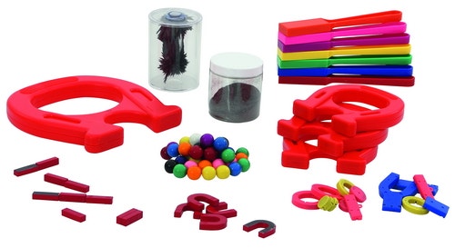 Grote set met magneten voor experimenten