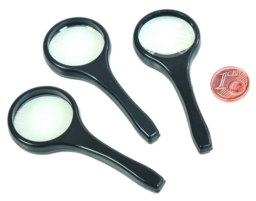 Vergrootglas (vergroting: 10 x)