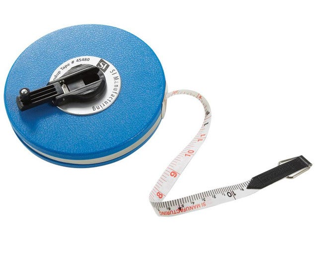 Oprolbaar meetlint- 30 m