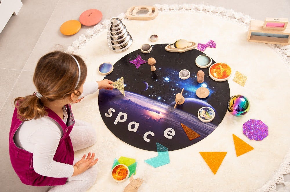 Speelmat voor Ruimteontdekking