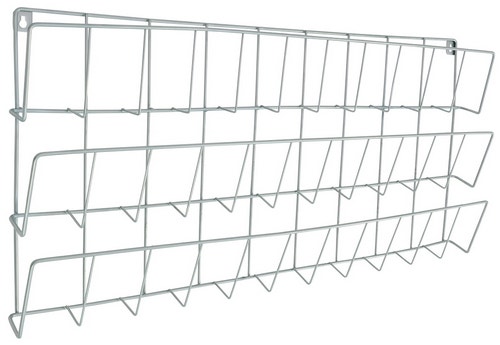 Wand Boekenrek Zilver