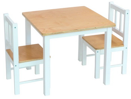 Tafel en stoelen set voor kinderen
