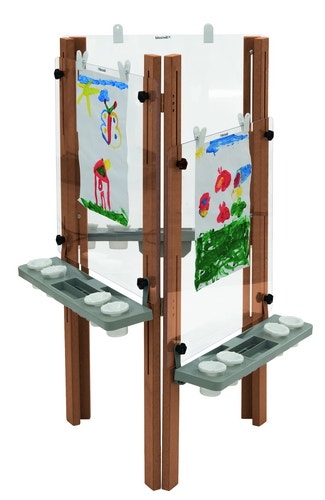 3-zijdige schildersezel voor buiten