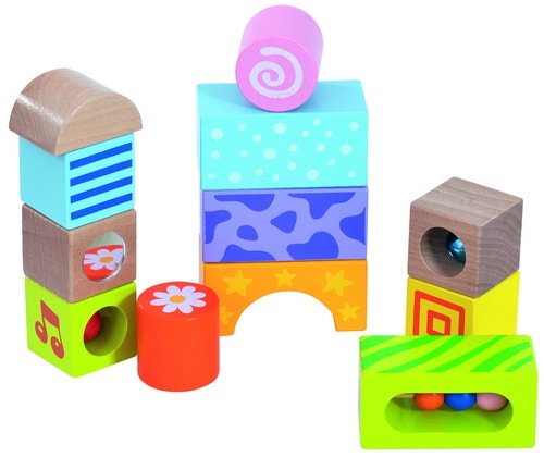 Blokken met geluid (set van 12 stuks)