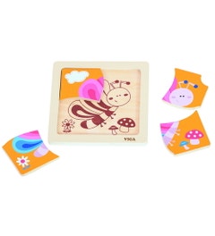 Houten puzzel vlinder