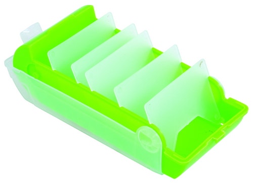 Flashcards doos kunststof; groen