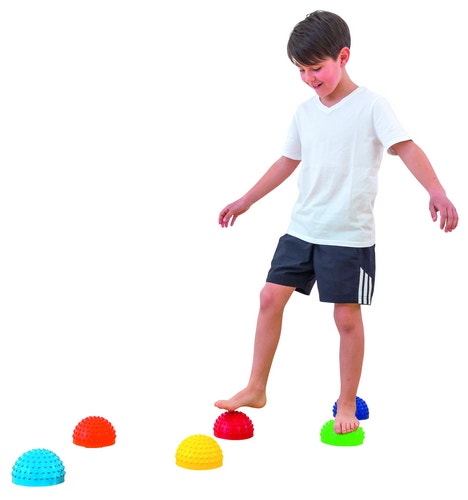 Regenboog balanceer egels (set van 6 stuks)