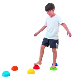 Regenboog balanceer egels (set van 6 stuks)