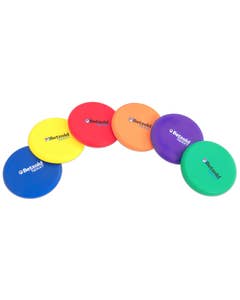 Frisbee set soft van 6 kleuren