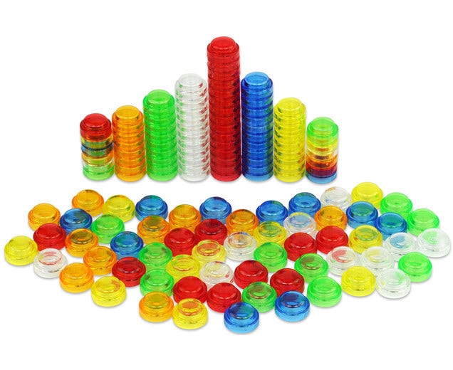 Transparante telstenen