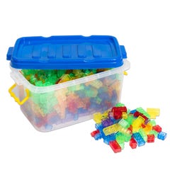 Transparante bouwstenen - 1000 stuks
