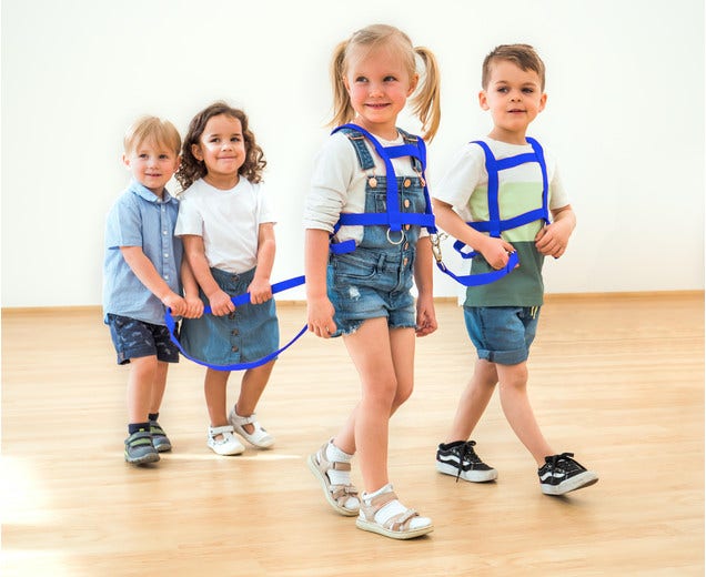 Paardentuigje voor 2 kinderen