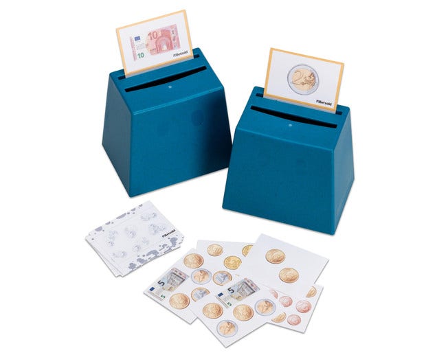 Geld sorteerspel kaarten