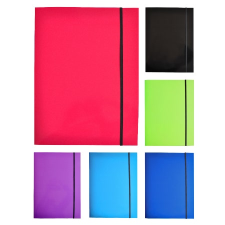 Elastomap A4 karton hoogglans; felle kleuren