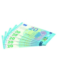Magnetische euro's aanvulset (20 eurobiljetten- 5 stuks)