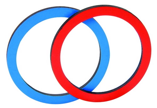 Set 20 magnetische ringen voor het nummerbord