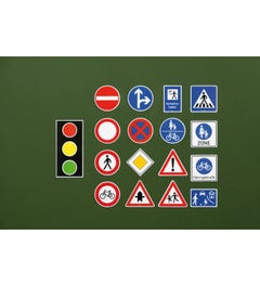 Verkeersteken Set Magnetisch