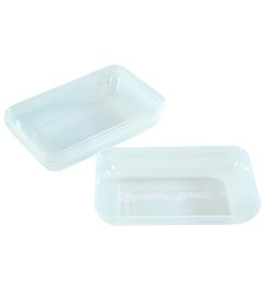 Transparante sorteerbakjes (5 ex.)