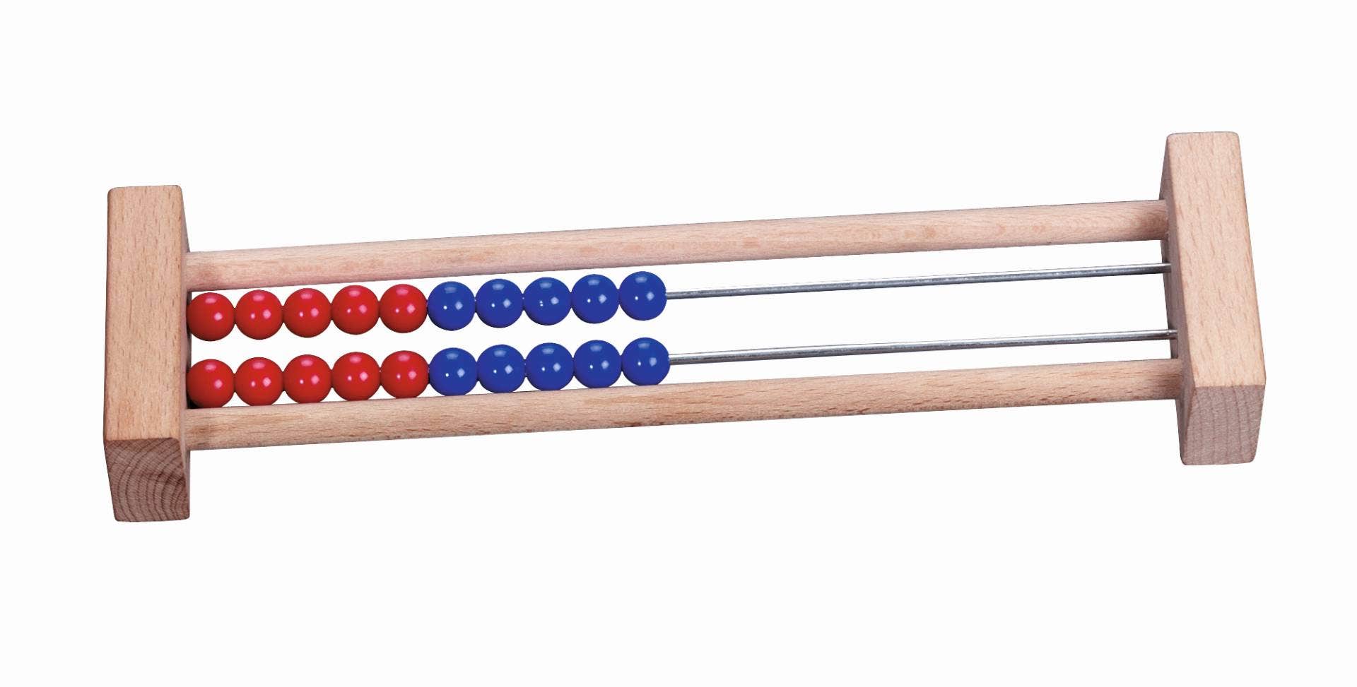 Telraam tot 20 rood/blauw klein