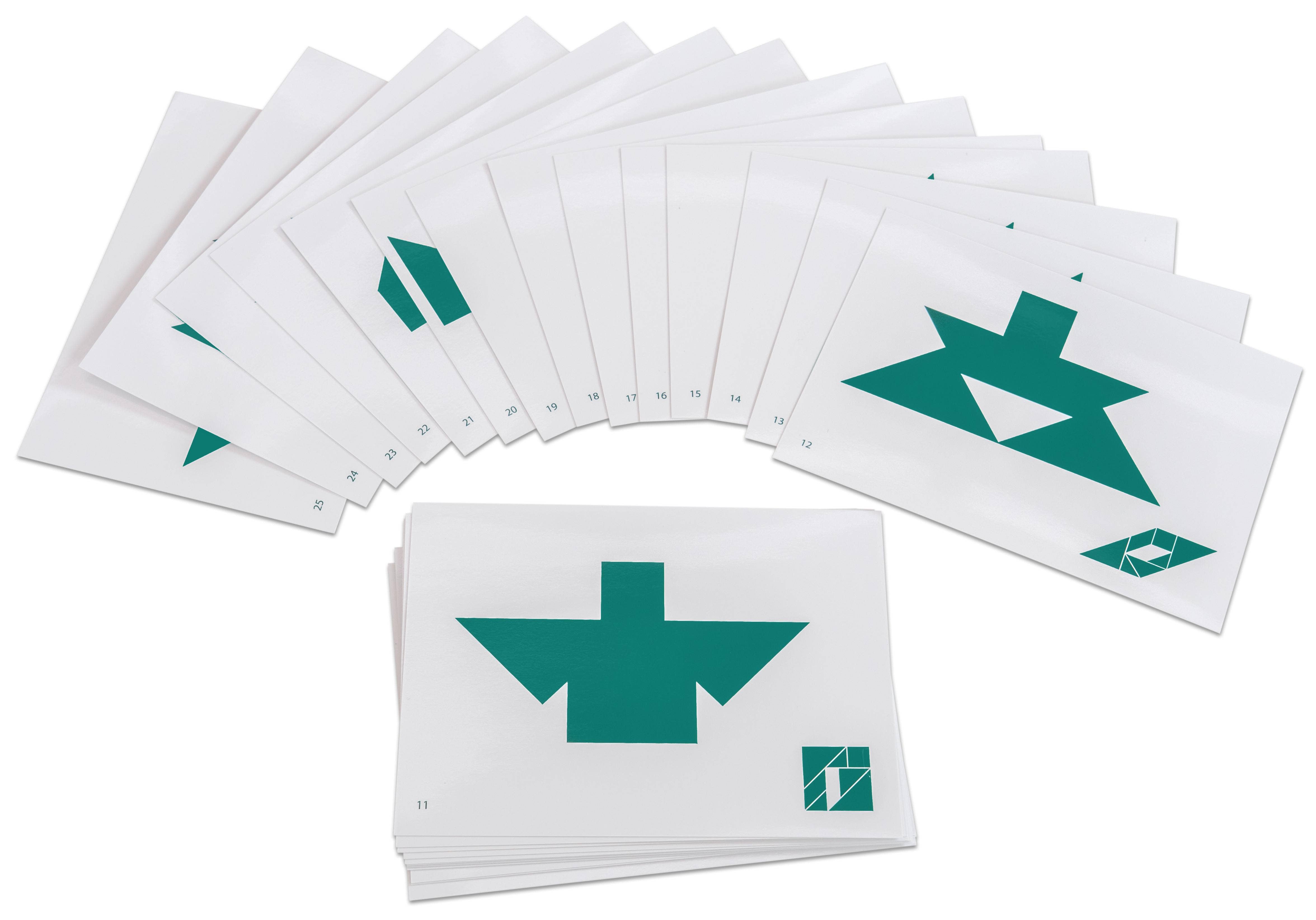 Tangram oefenkaarten