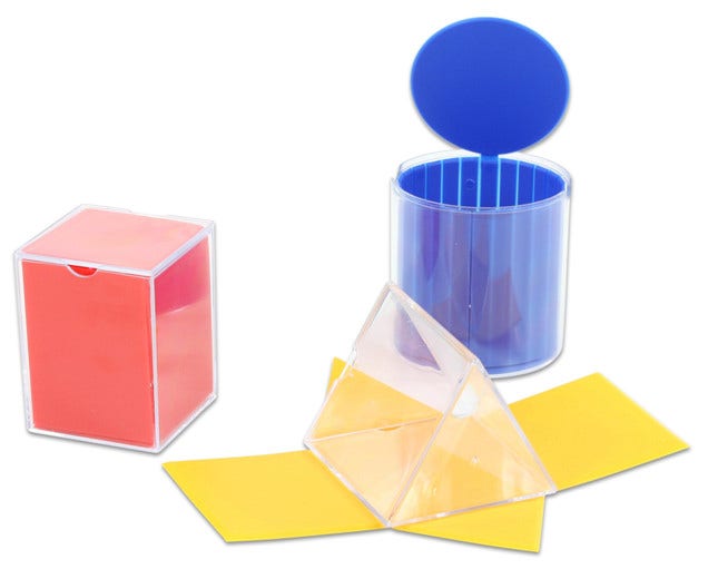 Geometrische Transparante Lichamen (16 St.)