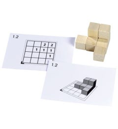 Cubo 3D werkkaarten voor het 3D inzicht - moeilijkheidsgraad 2