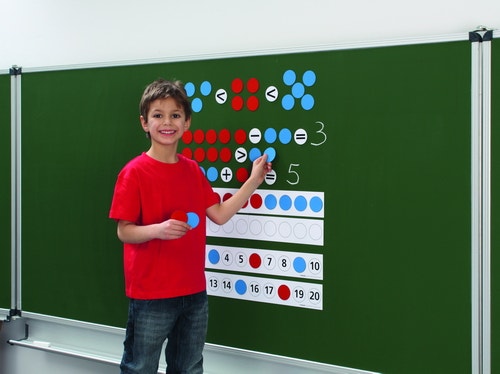 Magnetische demostrips voor cijfers