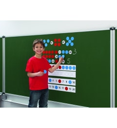 Magnetische demostrips voor cijfers