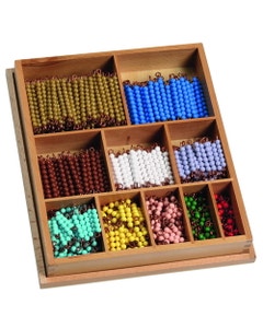 Montessori rekenkralenstaafjes (170 stuks)
