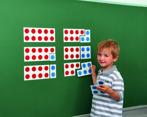 Leerling magnetische stippelkaarten (12 stuks)