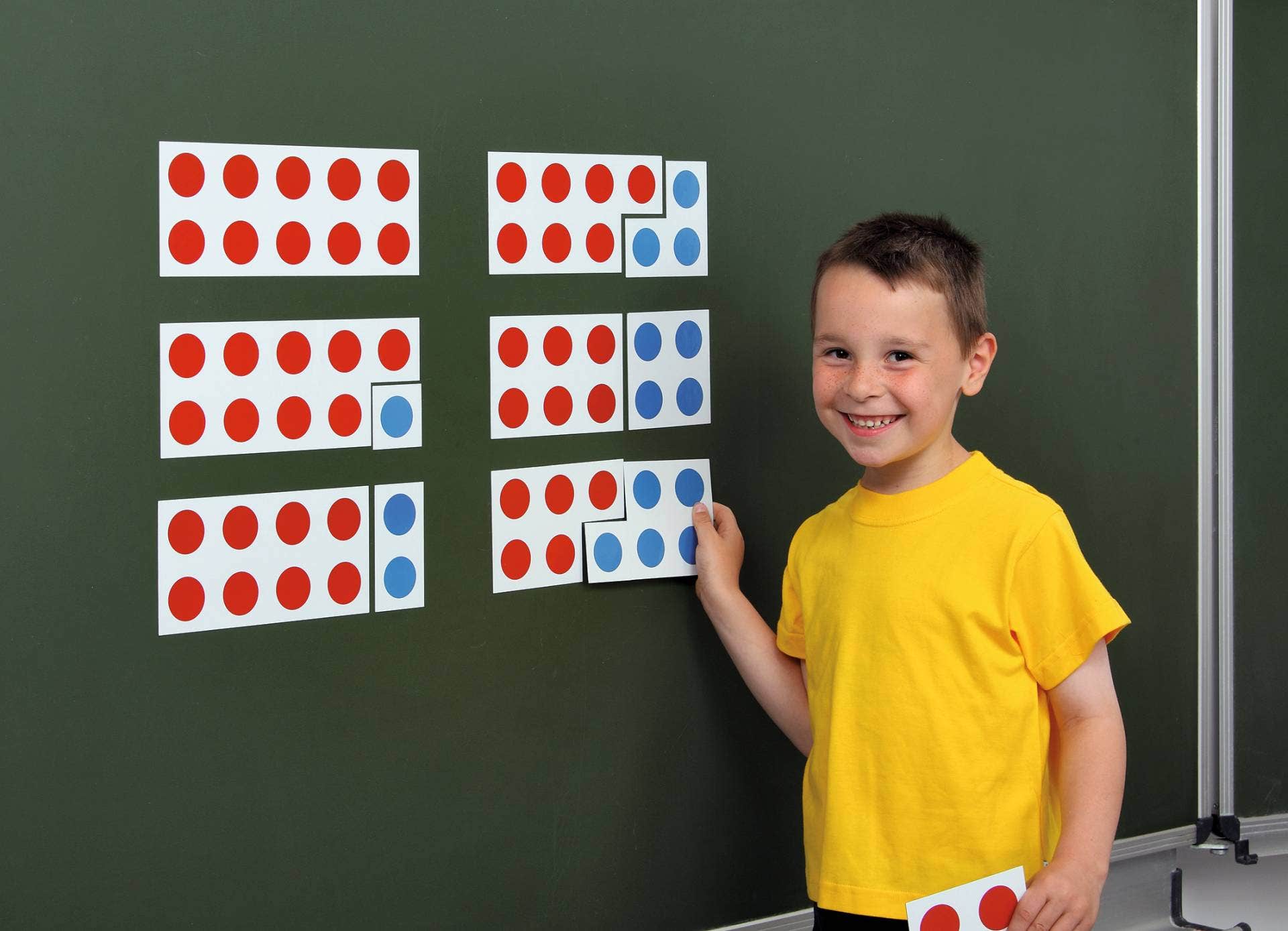 Magnetische plaatjes - Tellen 1 - 10 (groot)