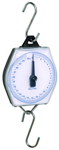 Veerweegschaal om op te hangen