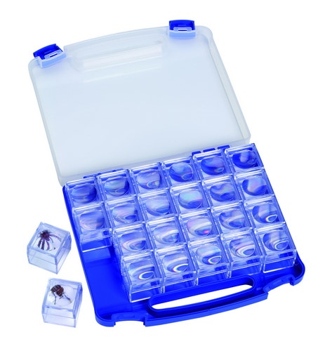 Klasseset van 24 vergrotingsdoosjes