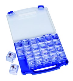 Klasseset van 24 vergrotingsdoosjes