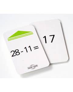 Kaarten voor de magische hoed (aftrekken van tientallen)