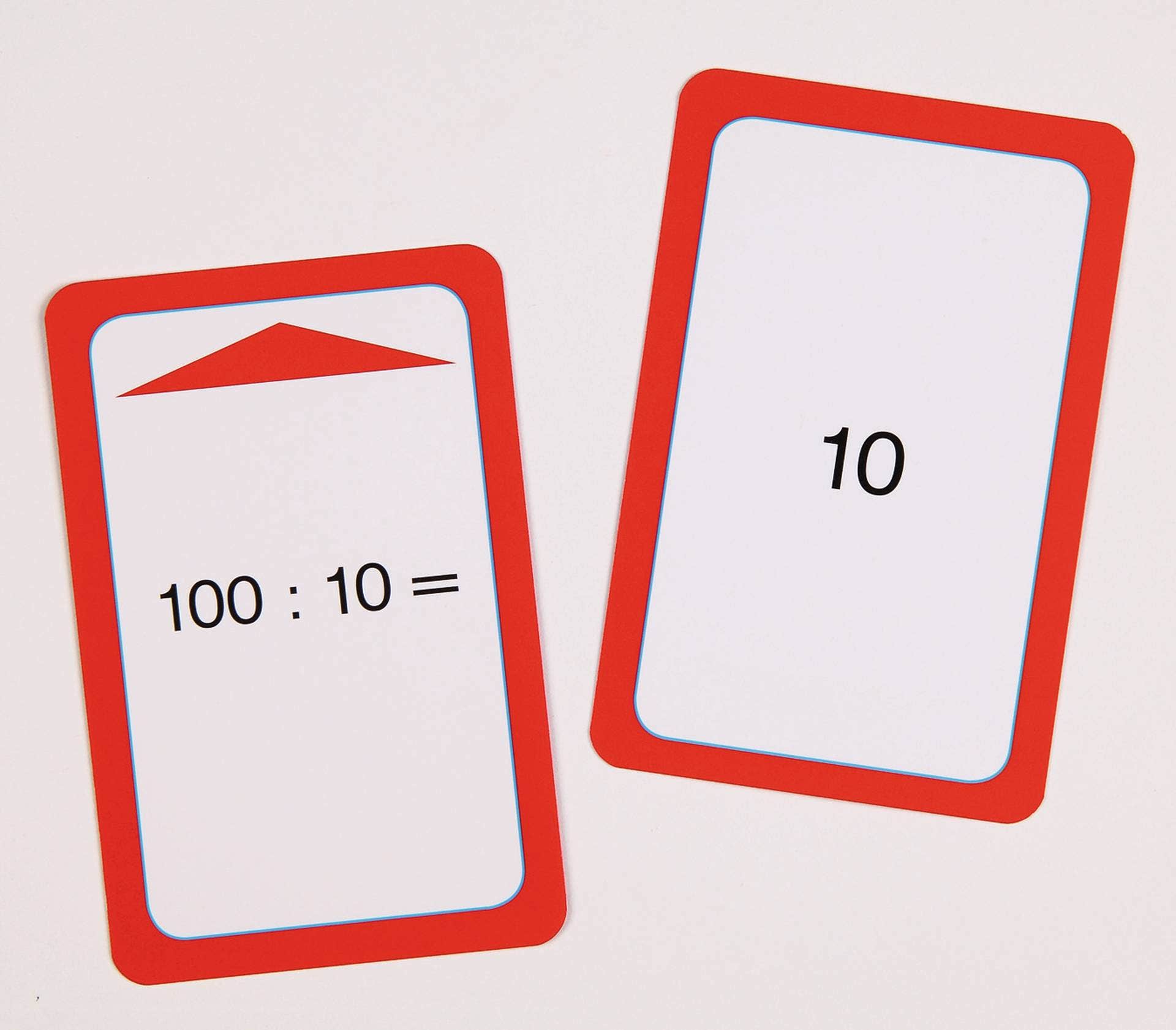 Kaarten voor de magische hoed (delen door 2- 3- 4- 5 en 10)