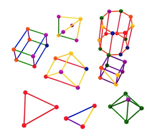 Constructieset geometrische vormen (standaard)