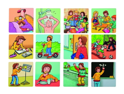 Magnetische beeldkaarten (de dag van een kind)