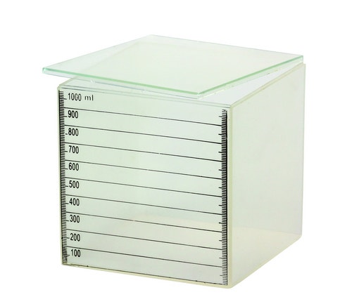 Kubus met inhoud van 1 liter