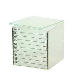 Kubus met inhoud van 1 liter