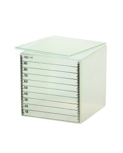 Kubus met inhoud van 1 liter