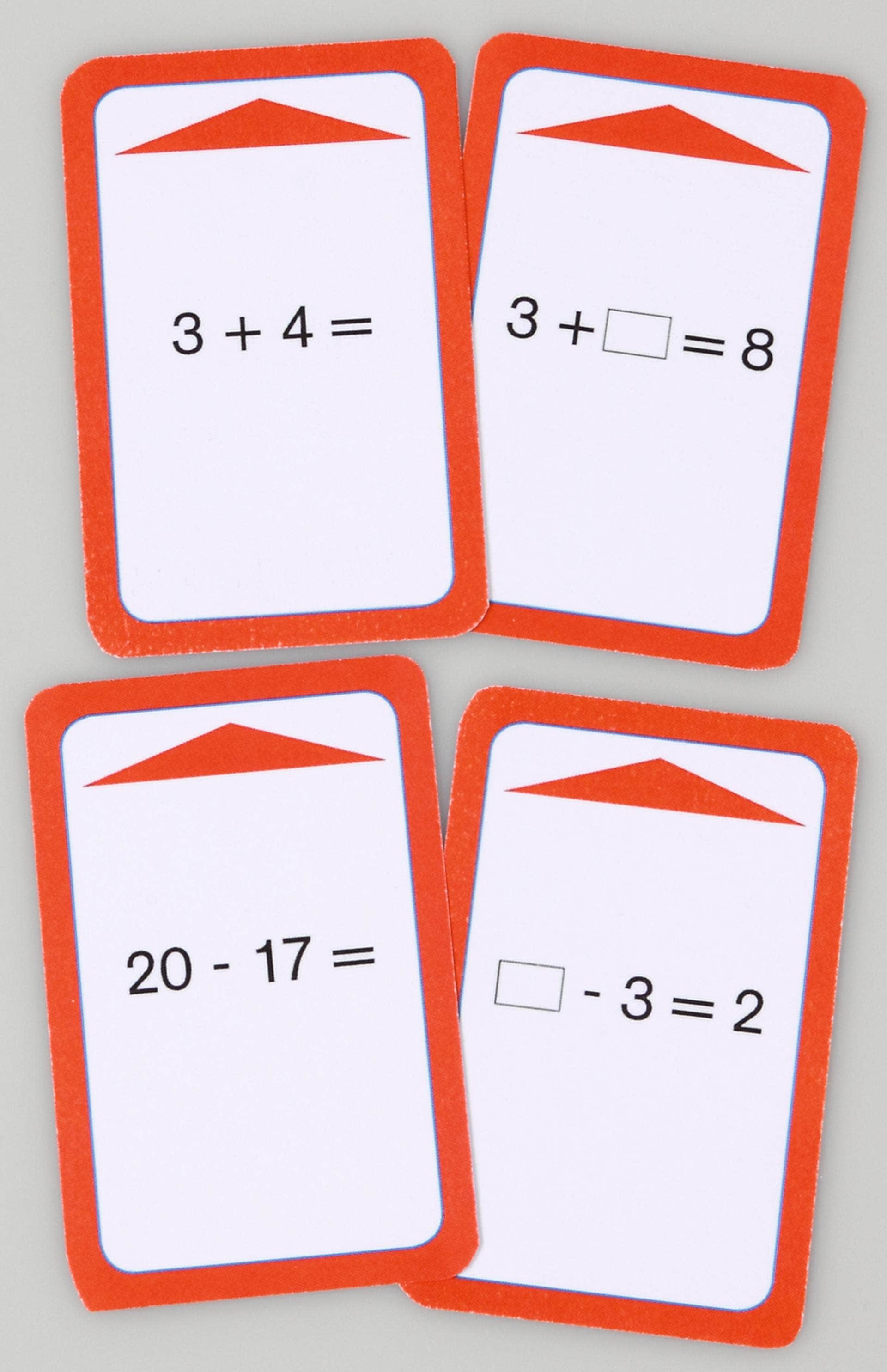 Kaarten voor de magische hoed (optellen en aftrekken tot 100)