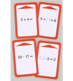 Kaarten voor de magische hoed (optellen en aftrekken tot 100)