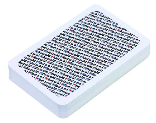 Blanco speelkaarten (set met 55 ex.)