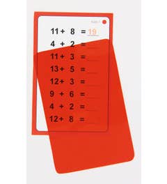 Magische kaarten (optellen en aftrekken tot 20 met hergroepering van de tientallen)