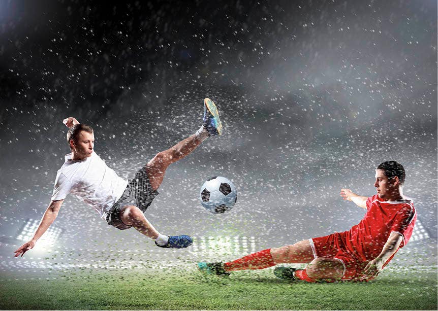 Set van 20 miniposters (A4 kaarten) voetbal