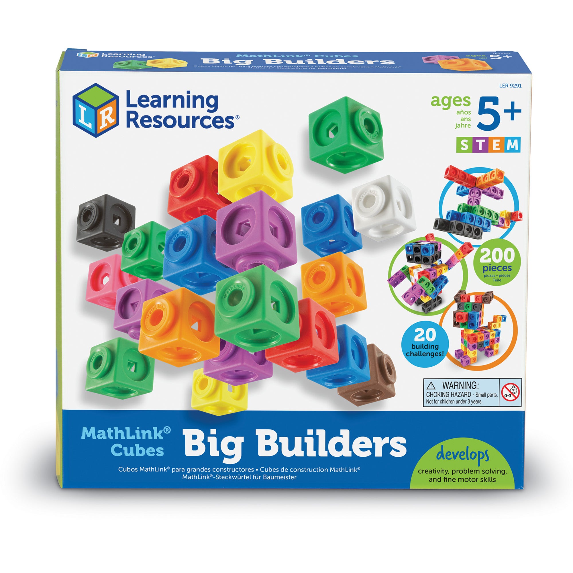 Mathlink Cubes - Rekenblokjes - Bouwset XL (set van 200)