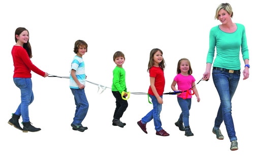 Wandel veiligheidstouw voor 14 kinderen