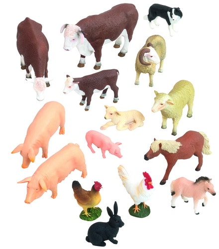 Boerderijdieren set 2 (15 ex.)